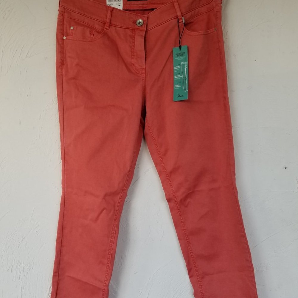 Atelier Gardeur Zuri 8S/40K Stretch Slim Fit Pants  NWT